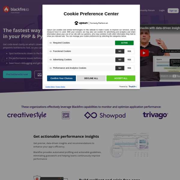blackfire.io