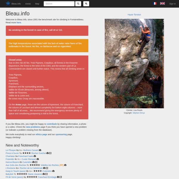 bleau.info