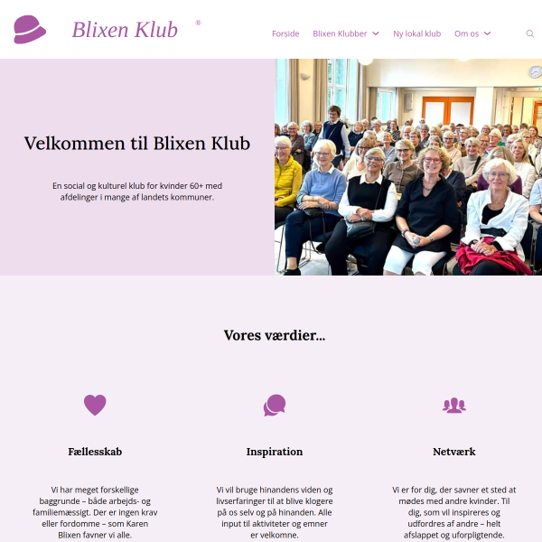 blixenklub.dk