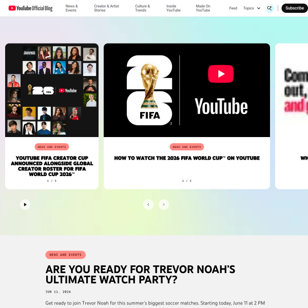 blog.youtube