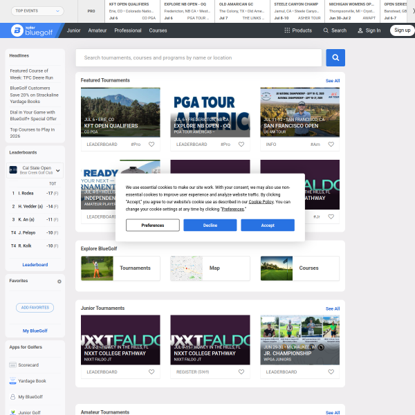 bluegolf.com