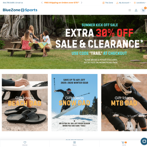bluezonesports.com