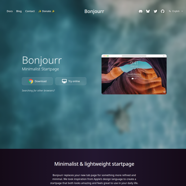 bonjourr.fr