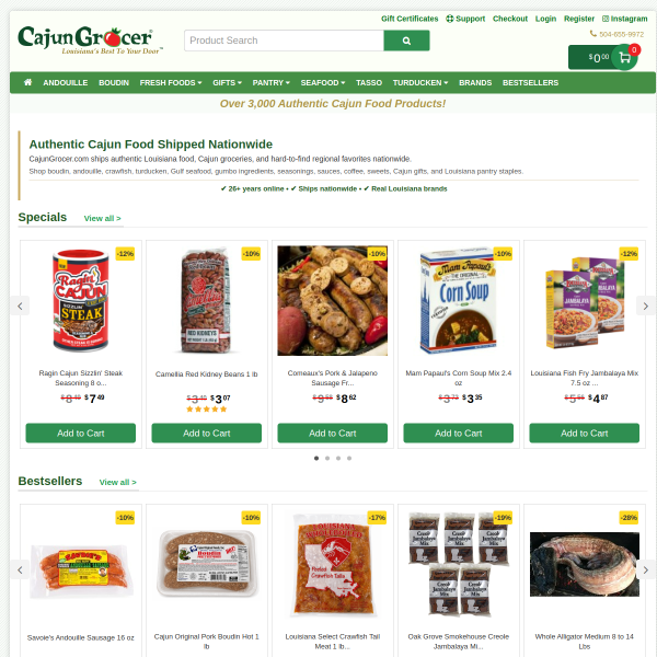 cajungrocer.com
