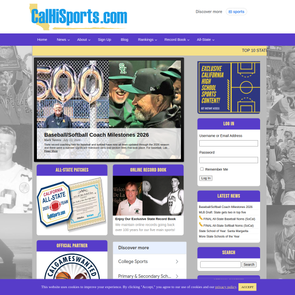 calhisports.com