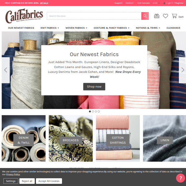 califabrics.com