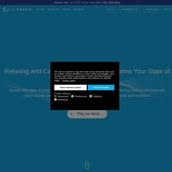 calmradio.com