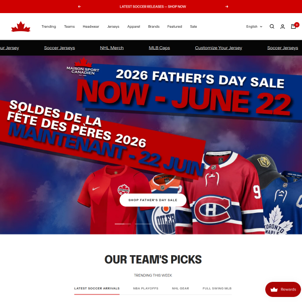 canadiensboutique.com