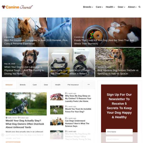 caninejournal.com