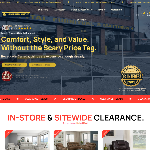 capitalfurnitureandmattress.com