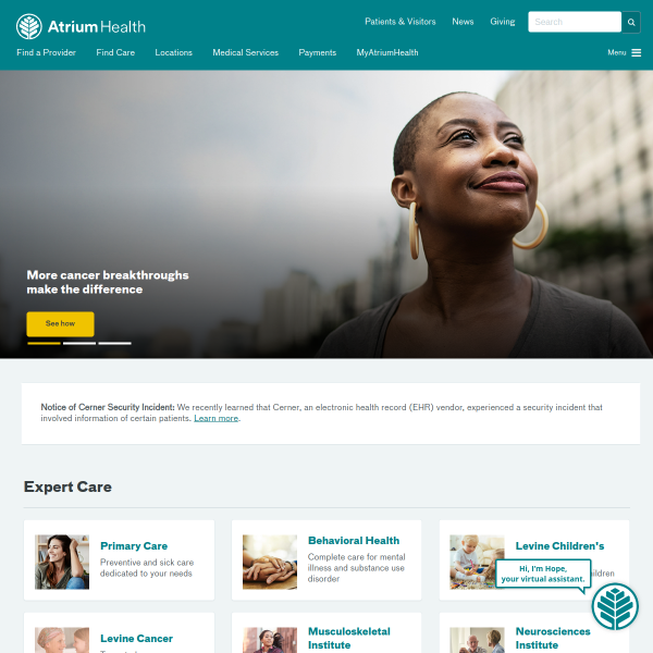 carolinashealthcare.org