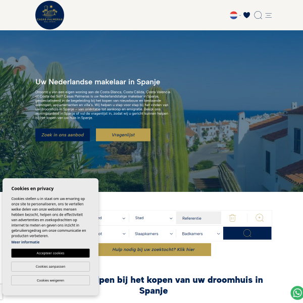 casaspalmeras.com