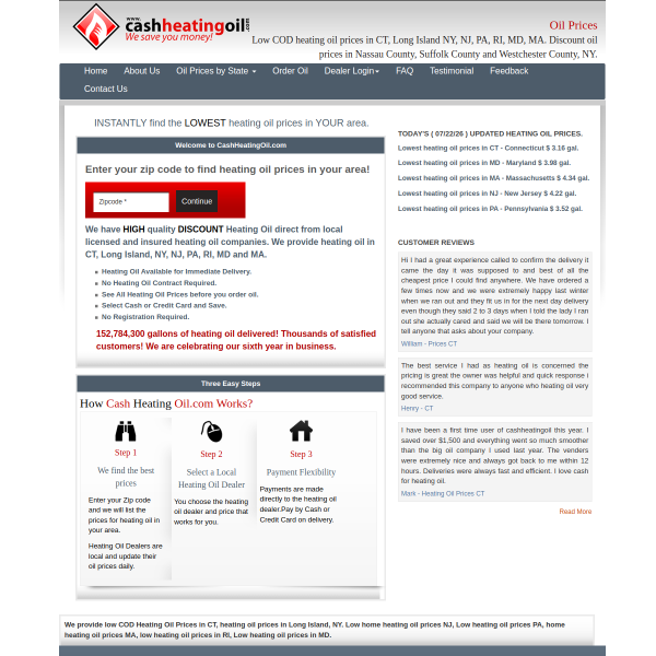 cashheatingoil.com