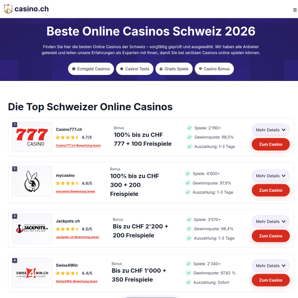 casino.ch