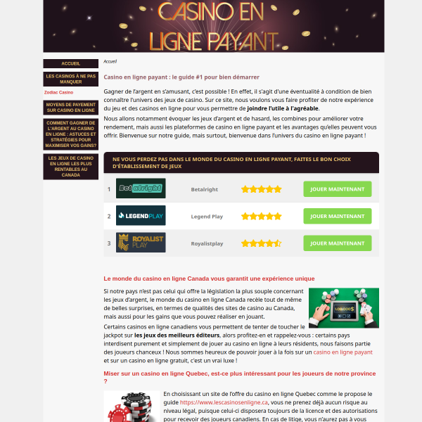 casinoenlignepayant.biz