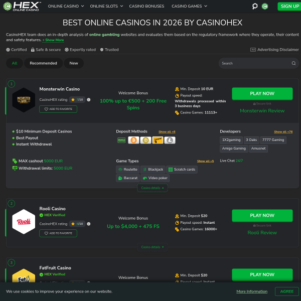 casinohex.org
