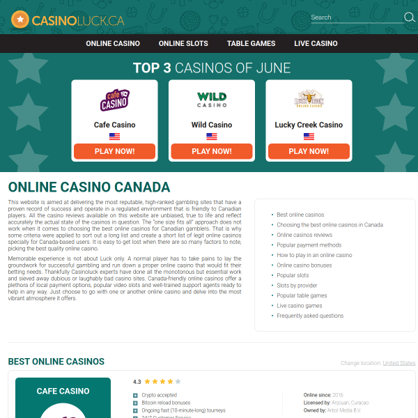 casinoluck.ca
