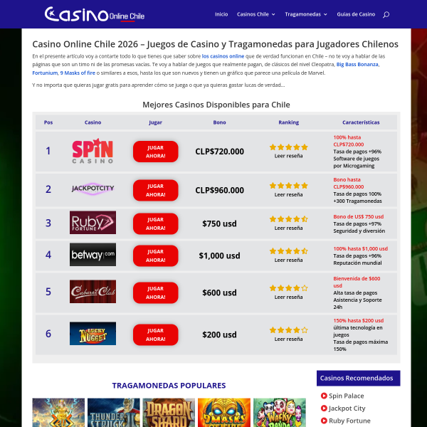 casinoonlinechile.org