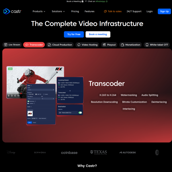 castr.io
