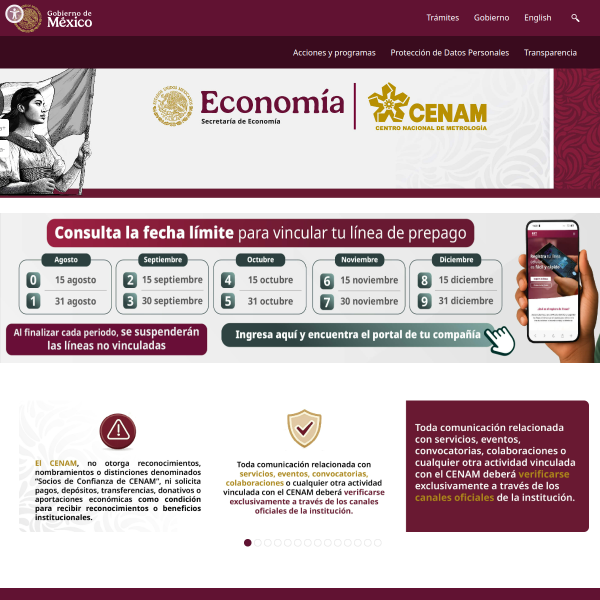 cenam.mx