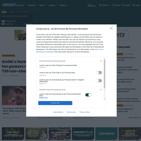 cricket.com.au