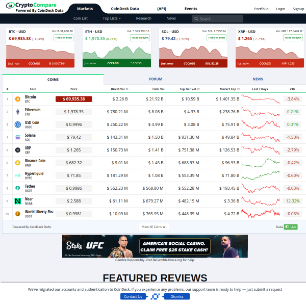 cryptocompare.com