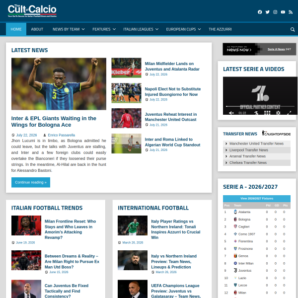 cultofcalcio.com
