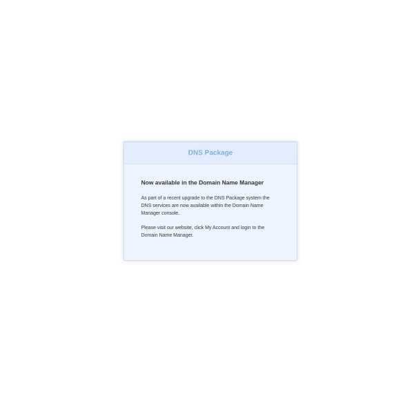 dnspackage.com