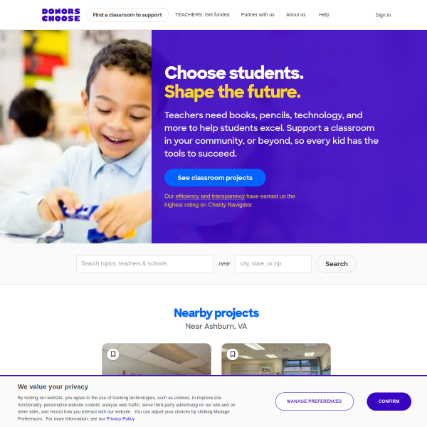 donorschoose.org
