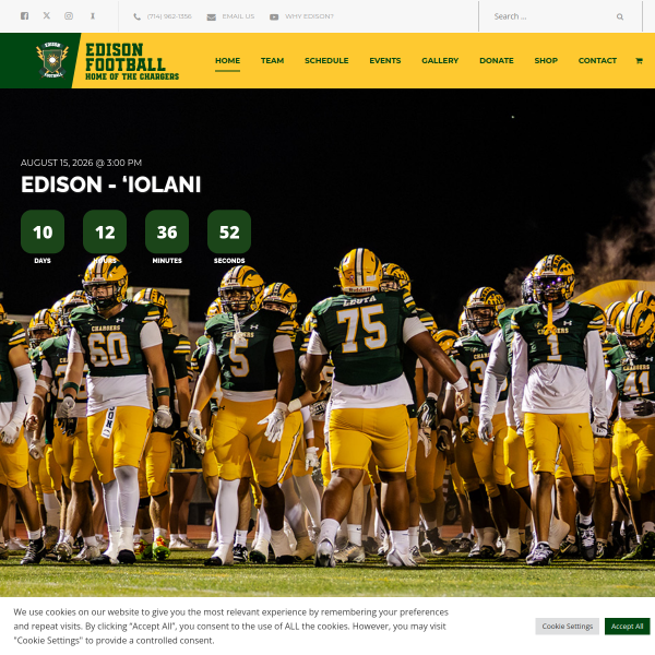 edisonchargerfootball.com