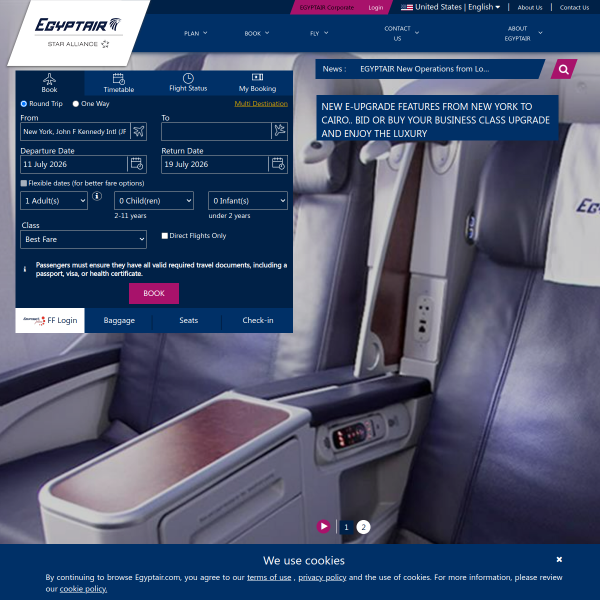 egyptair.com
