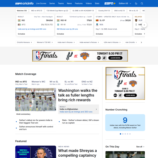 espncricinfo.com