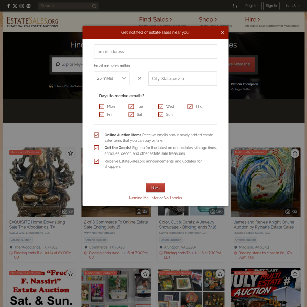 estatesales.org