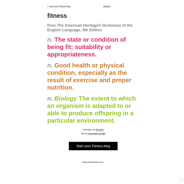 fitness.blog