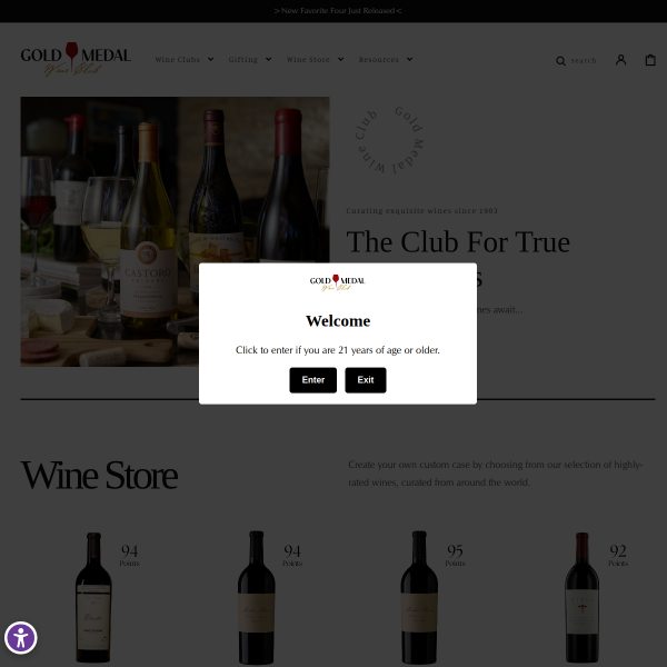 goldmedalwineclub.com