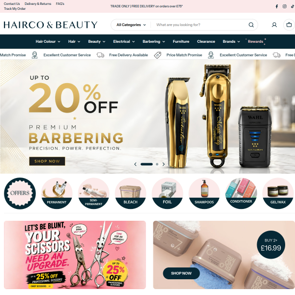 haircoandbeauty.co.uk