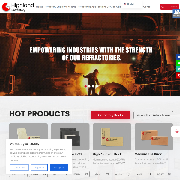 highlandrefractory.com