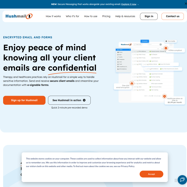 hushmail.com