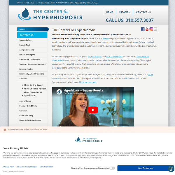 hyperhidrosis.com