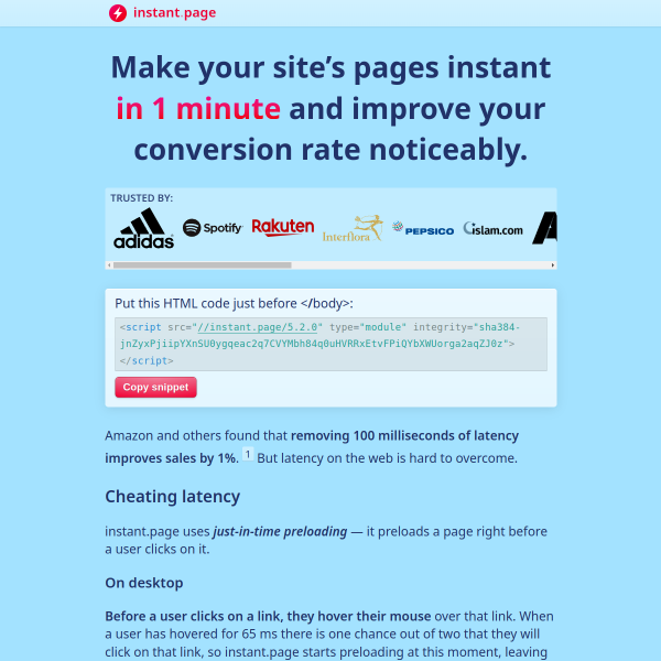 instant.page