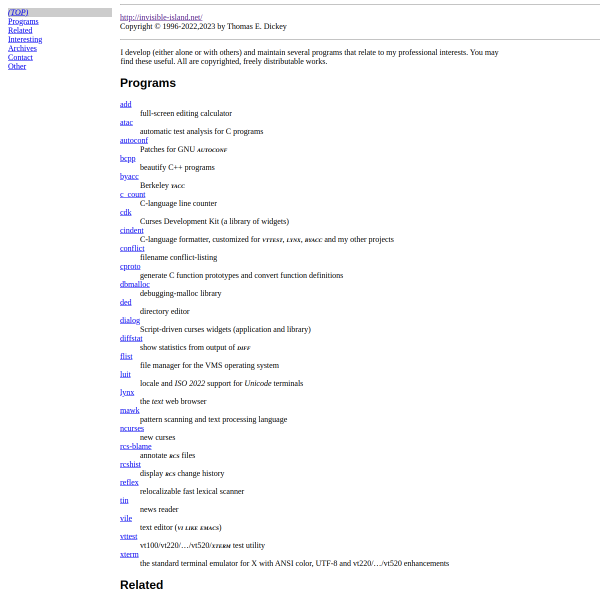 invisible-island.net