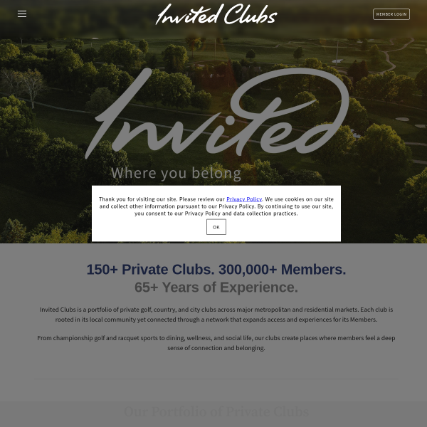 invitedclubs.com