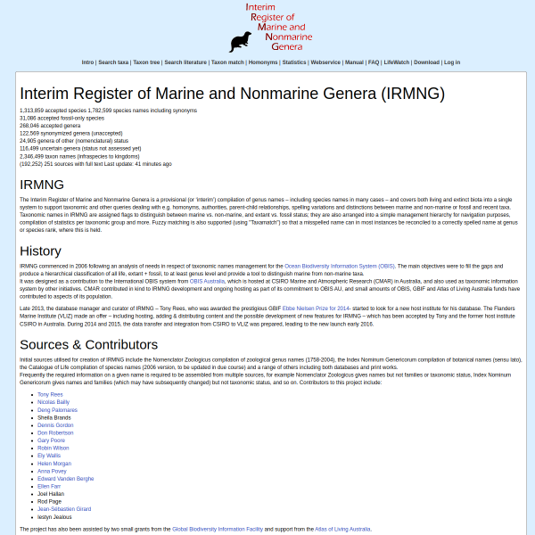 irmng.org
