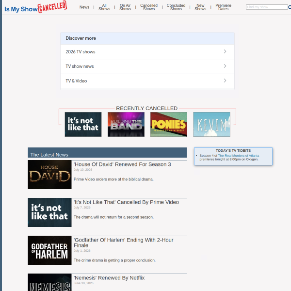 ismyshowcancelled.com