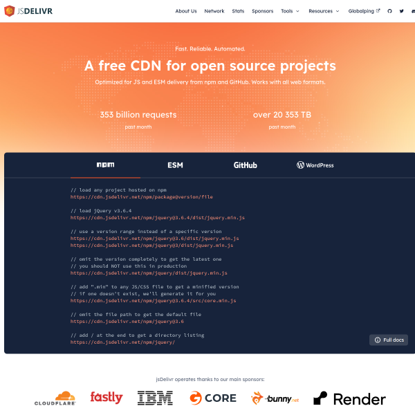 jsdelivr.fyi