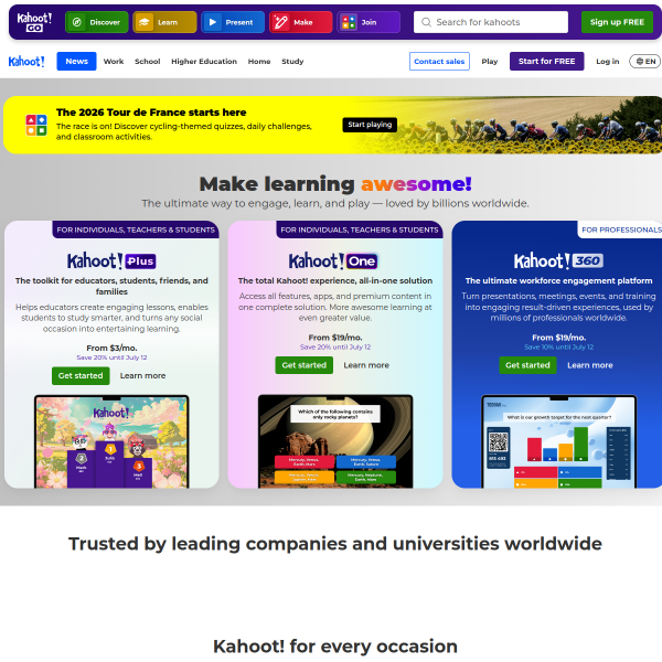 kahoot.com