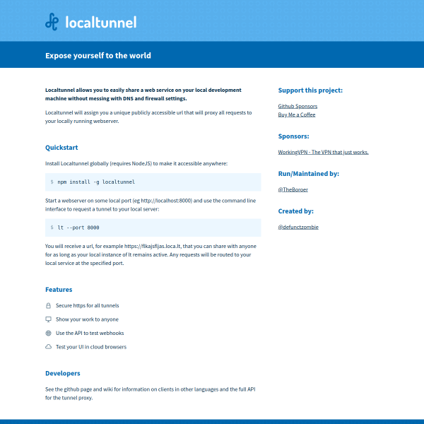 localtunnel.me
