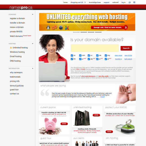 namespro.ca