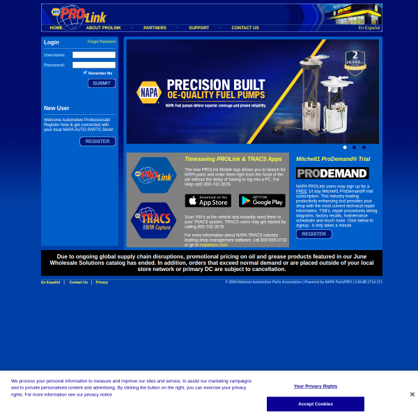 napaprolink.com