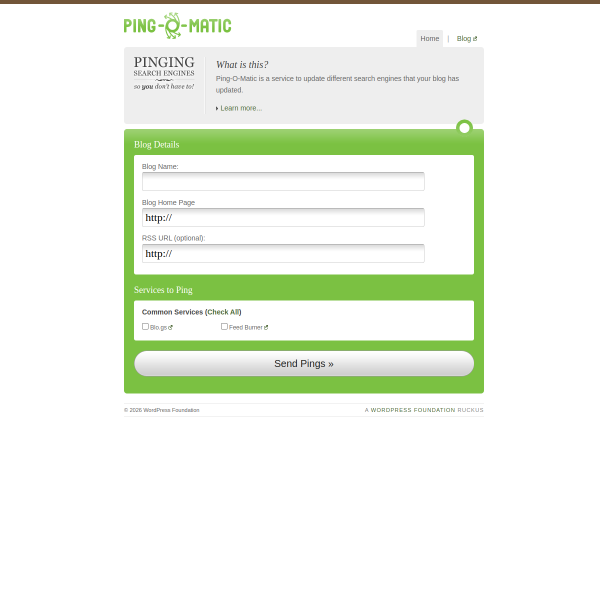 pingomatic.com